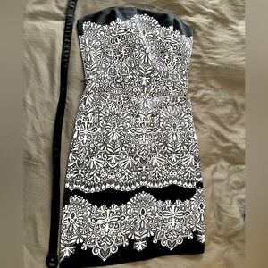 White House Black Market strapless dress